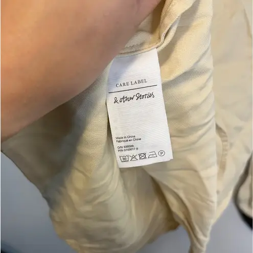 & Other Stories & Other Stories Satin Polo Shirt - Size 2