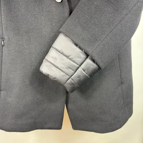 SOIA & KYO Black FRIEDA Wool Coat Size XL