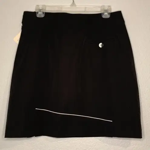NWT EP Pro stretch athletic golf skirt skort 6 Black