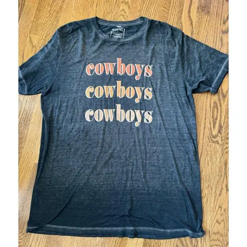 OSU Cowboys Lightweight Distressed Black T