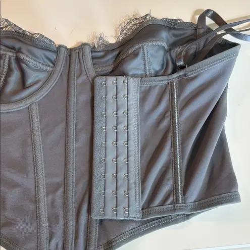 NWT Ryan Destiny Pacsun Gray Lace Bra Camisole Size Medium