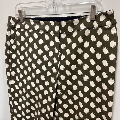 Boden USA Boden Richmond 7/8 Ankle Pants Leaf Print Size 10R