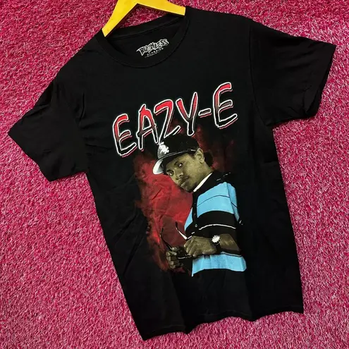 Eazy-E Ruthless Records NWA Poster West Coast Hip Hop Tee S