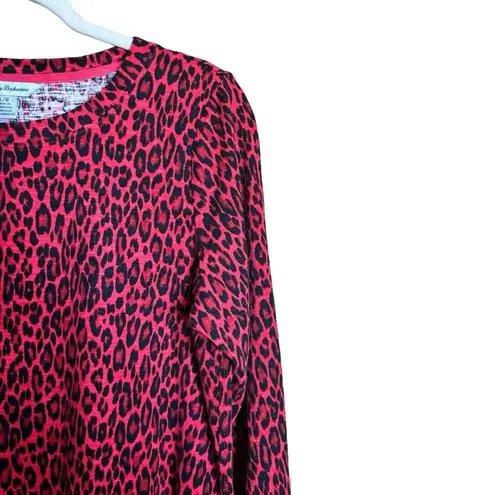 Tommy Bahama  Top Womens Large Multicolor Animal Print Cotton Blouse