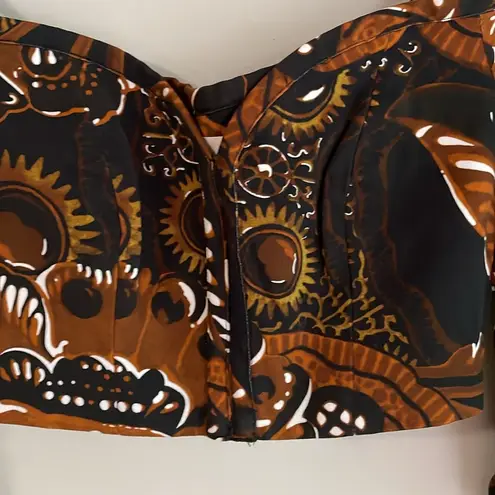 Mara Hoffman Juana Cropped Off-the-shoulder Printed Top Calaia