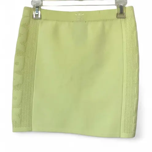 Adidas  x Ivy Park Knit Mini Skirt Beyoncé Drip 2 Yellow Tint 