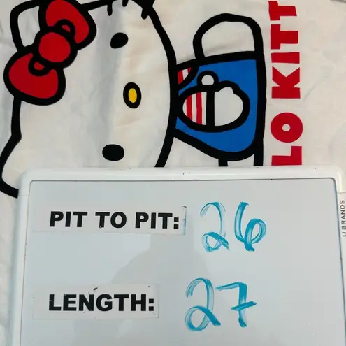 Sanrio Hello Kitty Hybrid Apparel White Crewneck Sweater Women's Size XXL