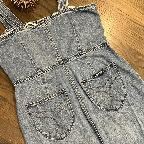 Rolla's Women’s Sailor Jean Midi Dress Azure Size 14 / XL Blue