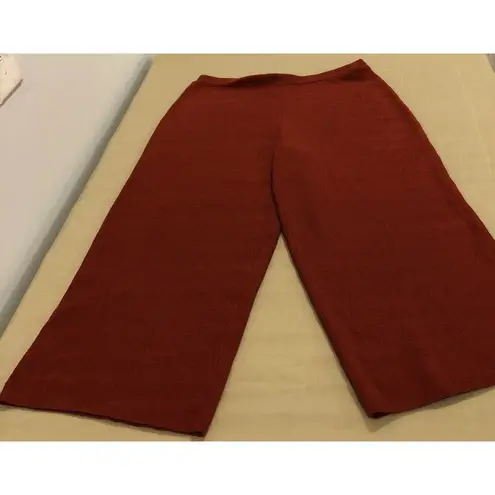 Chico's  Design Red Women's Pants Size 1 Pullover