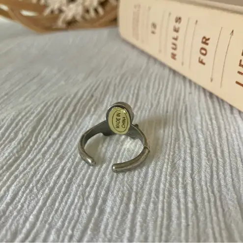 Skull Crossbones Gunmetal Pirates Ring Vintage Silver Pewter Grunge Punk Emo Goth Jewelry