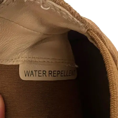 Veronica Beard AARI-2 Water-Repellent Wedge Chelsea Boots Suede hazelwood Size 9