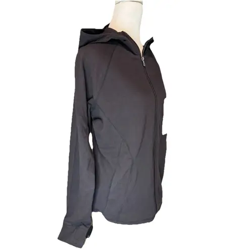Tek Gear  Jacket Sz XL Essential Gear Women’s Hooded Full Zip Black Pockets NWT - Image 6