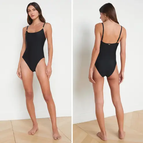 L'Agence Remi Black One Piece Swimsuit Size Small
