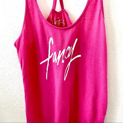 City Streets Fancy Pink Graphic Tank Size Small