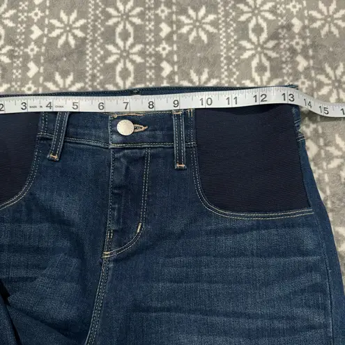 L'Agence New Sada High Rise Cropped Slim Maternity Jean In Byers Size 25