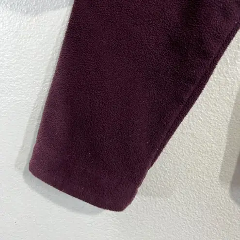 REI Fleece Jacket Womens Small Purple Full Zip Pockets Outdoor Hiking Commute