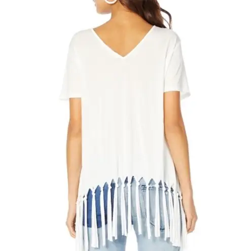 Michael Stars NWT White Brixton Fringe Top