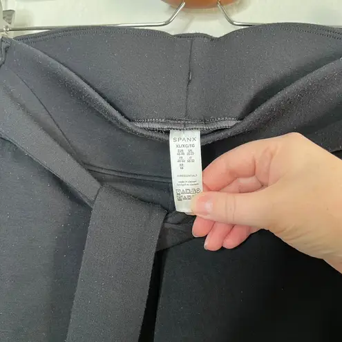 Spanx  Womens AirEssentials Black High-Rise Tie Waist Bermuda Shorts XL 50741R - Image 8