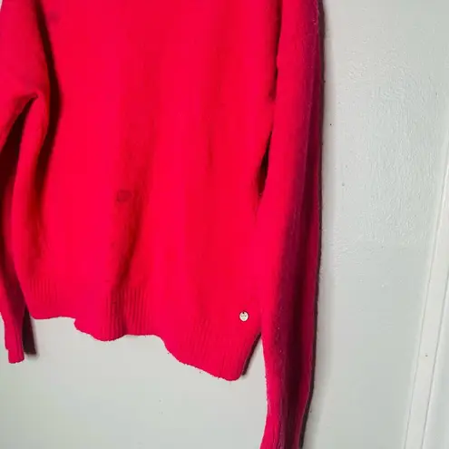 Scotch & Soda Pink Longsleeve Crewneck Fleece Sweater Size Medium