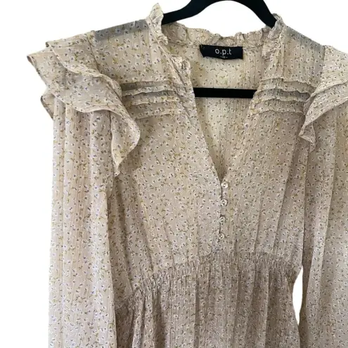 Tuckernuck  O.P.T Golden Tiered Floral Dress