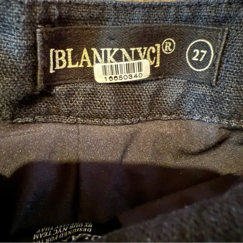 BLANK NYC Blank NYC Set Sail Belted Shorts Women’s Size 27 Navy Blue Linen High Rise