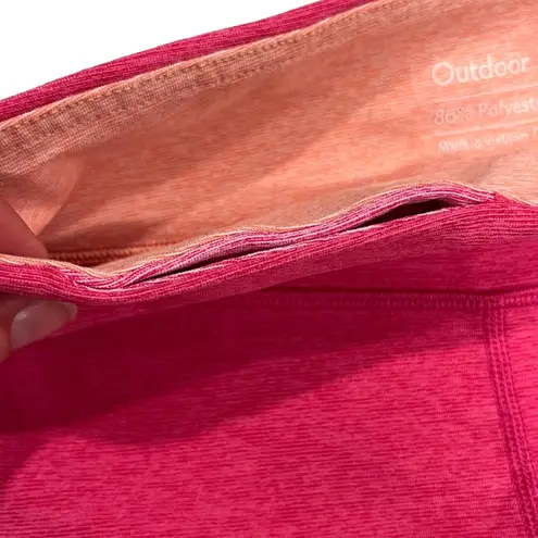 Outdoor Voices Pink Ombre Colorblock 7/8 Leggings Tights Pants size Small
