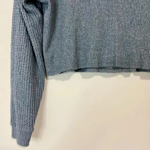 American Eagle  Womens Soft and Sexy Collection Sweater V-neck Blue/Gray XS