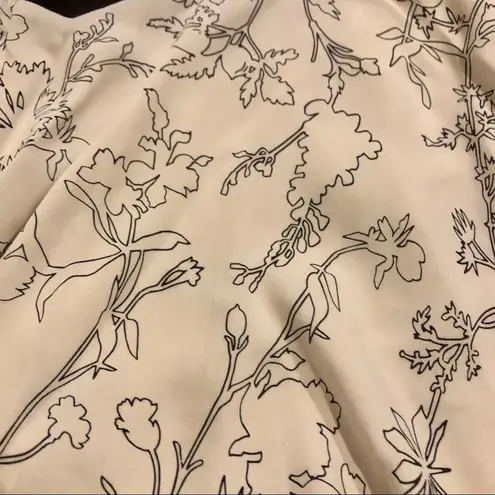 Classiques Entier Black & White Silk Sheath Dress Women's Size 6