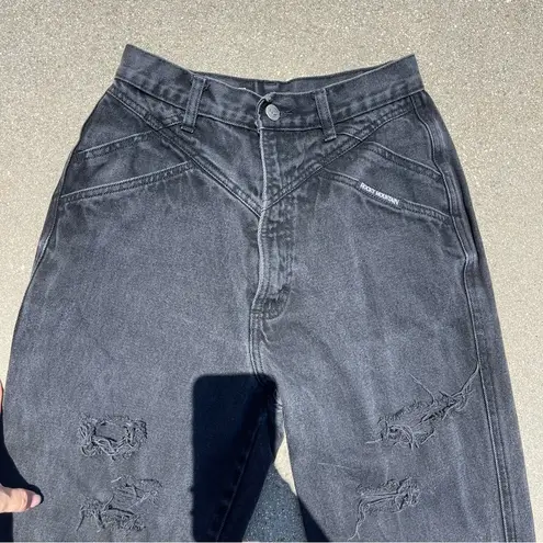 Rocky Mountain Vintage Clothing Co. Distressed High Waisted Jeans size 28/7