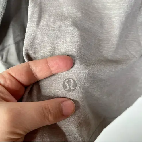 Lululemon  Love Some Run Long Sleeve Heathered Light Grey Size 6