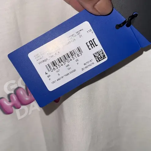 HUGO White shirt Short Sleeve Tee with Graphic Detail new small unisex