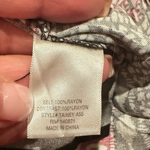 FRANCESCA’S MI AMI ROMANTIC GOTH SLEEVELESS DEEP V NECK BOHO MAXI DRESS XS Black