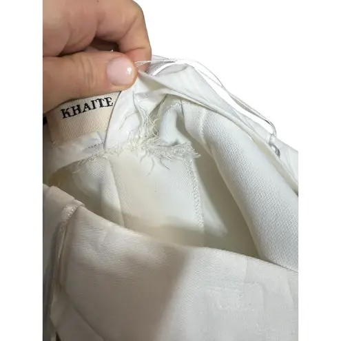 KHAITE Cream Crop Pants Women's Sz. 4