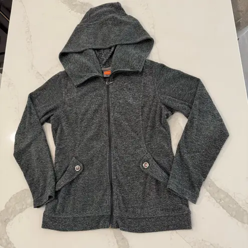 Merrell Zaida Full Zip Fleece Hooded Cozycore Jacket Women’s Medium Heather Gray