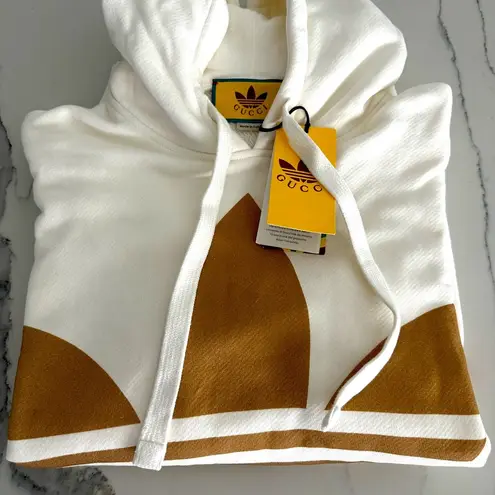 Gucci  x Adidas Trefoil Logo Hoodie Sweatshirt