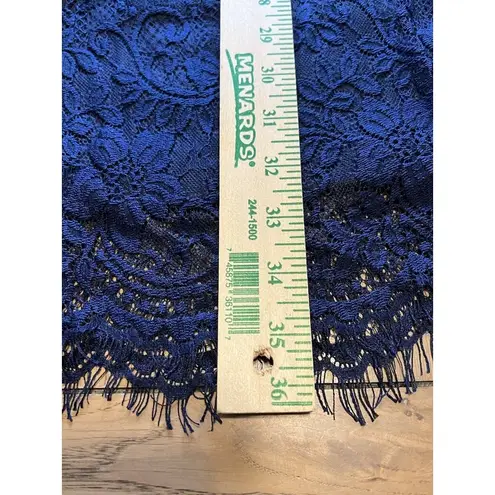 Suzanne Betro Navy Blue Lace Bodice Pleated Dress Women's Size XL - NWT $100