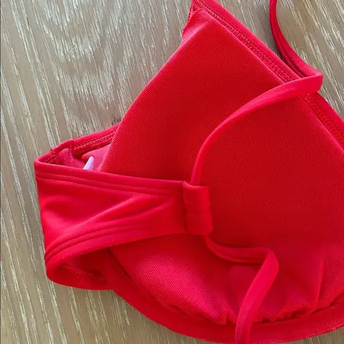 Body Glove Smoothies Solid Underwire Bikini Top Adjustable, Red, Size XL, NWOT