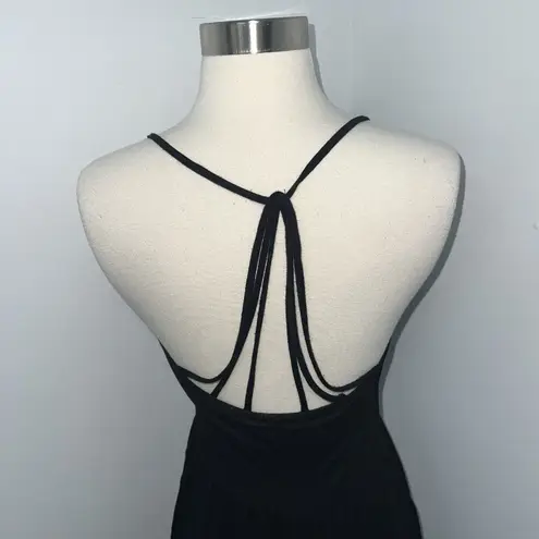 American Eagle  Dress Womens Small Black Strappy Sleeveless Stretch Soft & Sexy