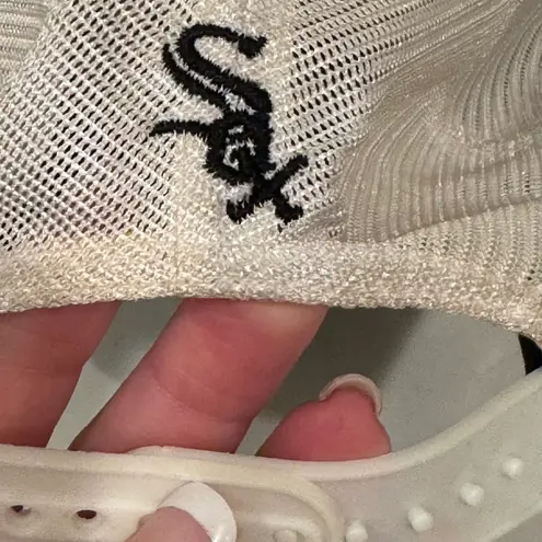 New Era Cap Chicago White Sox Bling Trucker Hat Rhinestone Black Shimmer