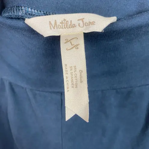 Matilda Jane Blue Big Ruffle Pants Sz.L