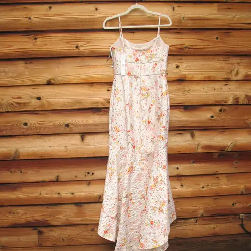 Monique Lhuillier Wildflower Jacquard Mermaid Gown Dress