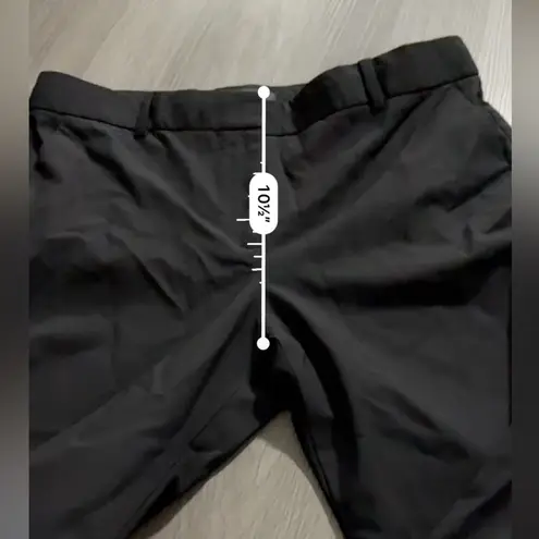 Theory  Pants Women's‎ Size 10 Black Wool Blend Cropped High Rise Straight Leg