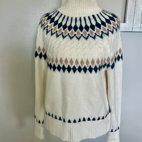 Cozy Fair Isle Turtleneck Sweater