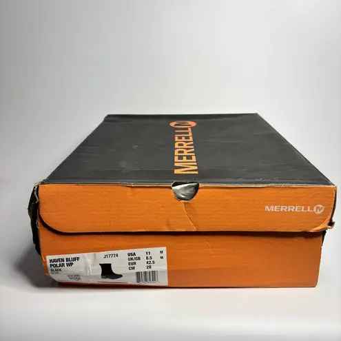 Merrell Haven Bluff Polar Waterproof Boots in Black