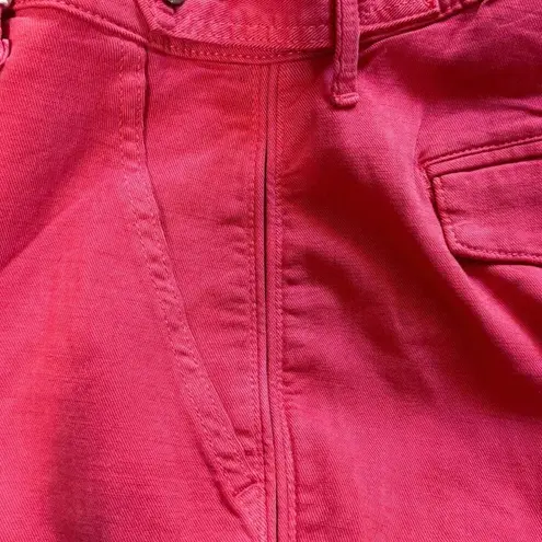 Pistola Erin High Rise Utility Cropped Pant Straight Leg Patch Pocket NWT 32