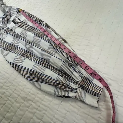 Baum und Pferdgarten LONG LANTERN SLEEVE AUBREE SHIRTDRESS WITH BELT SIZE M Blue