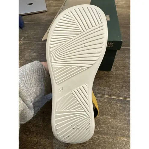 Josef Seibel Women's Sandal In Yellow Romika Super Padded Sole Size 37 Comfort