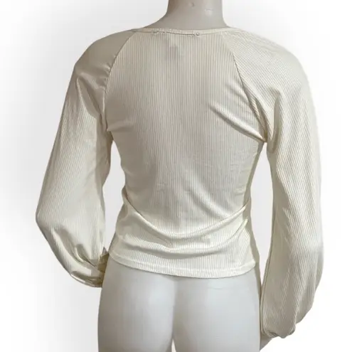 American Rag  Long Sleeve Twist Front Blouse Size Small