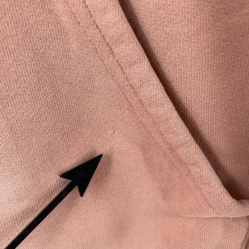 Set Active Hoodie Sweatshirt Size Large Dusty Rose Pink Loungewear Athleisure