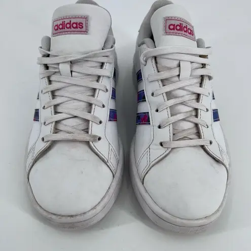 Adidas  Grand Court White Floral Size 6.5‎